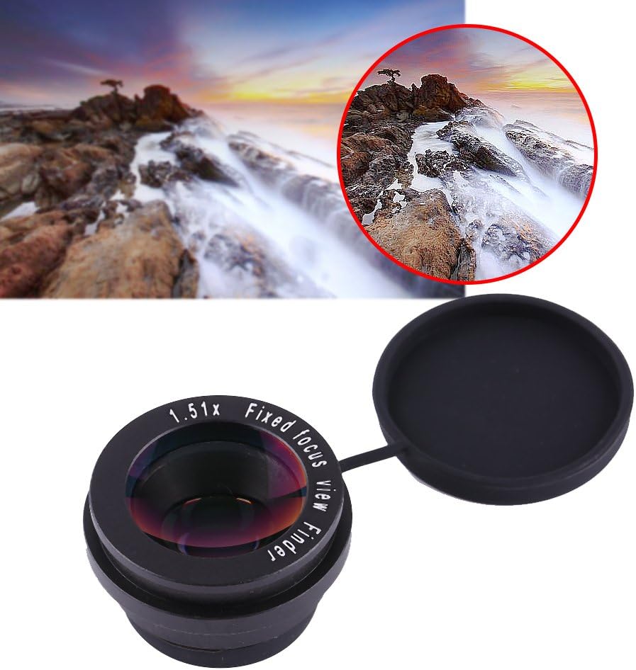 1.5X 1.5X Acouto Zoom Viewfinder Eyepiece Magnifier for DSLR Camera Fixed Focus Viewfinder Eyepiece Magnifier Eyecup
