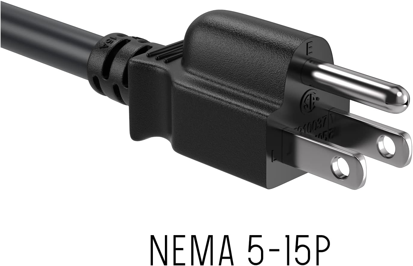 Cable Leader 5ft 18 IEC320 C13 5-15P, AWG Universal Power Cord to NEMA Extension Power Cord, Compatible with Computers