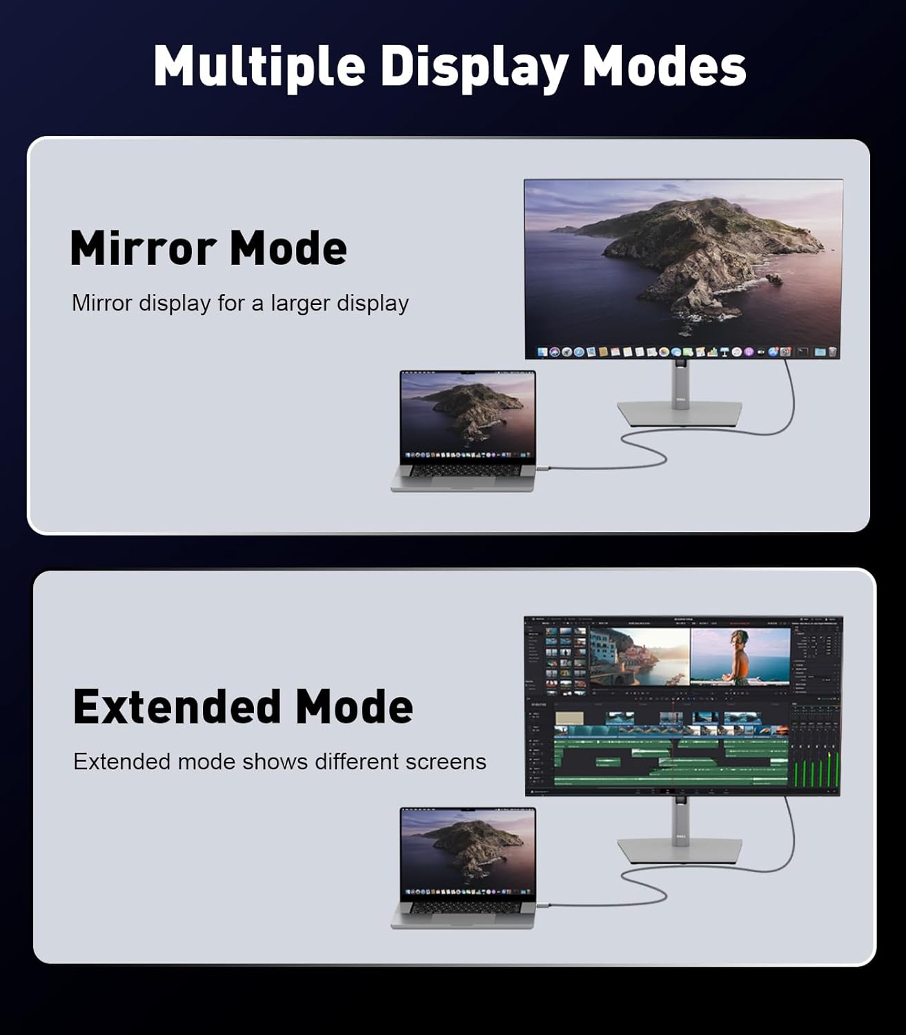 SWITCHFLUX 10FT 1080P@60Hz HDMI to VGA Adapter Cable [Metal Case, Nylon Cable] HDMI Male to VGA Male Uni-Directional