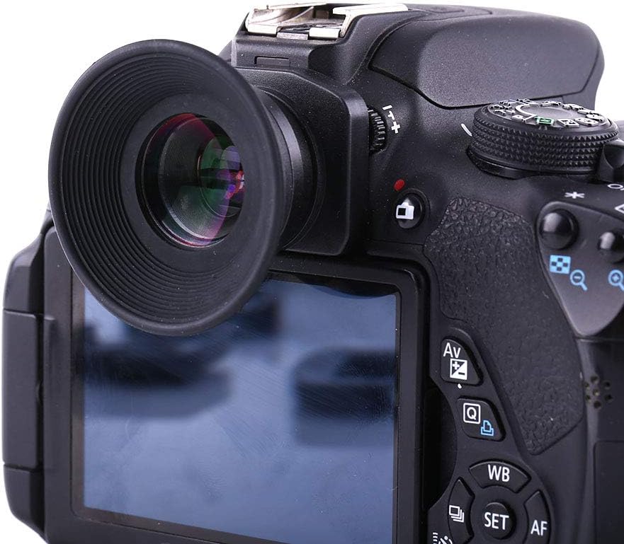 1.5X Camera Viewfinder Magnifier, Fixed Focus Eyepiece with Eyecup and Cover for DSLR Cameras