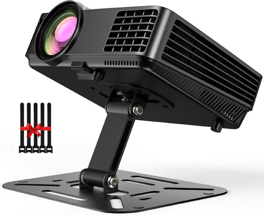DAWASAPAT Projector Foldable Stand, Mini Projector Stand, Desktop Projector Mount, Table Top Projector Stand with Tilt