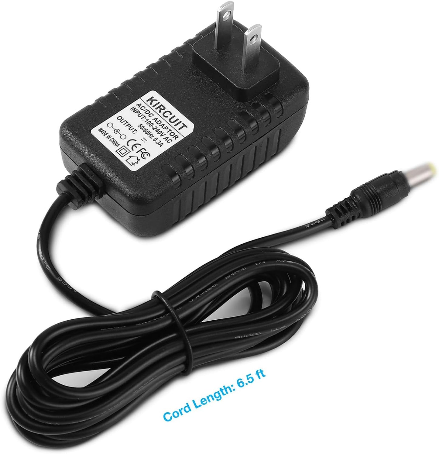Kircuit MZ-B100 MZB100 AC Adapter for Stereo MiniDisc Recorder Power Supply Charger