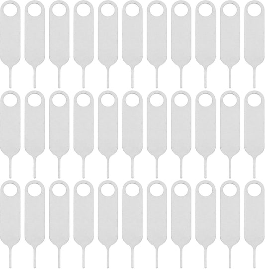 500pcs Pack INOOMP Stainless Steel Sim Card Ejector Pins Bulk for Mobile Phones Universal Sim Eject Tool Portable