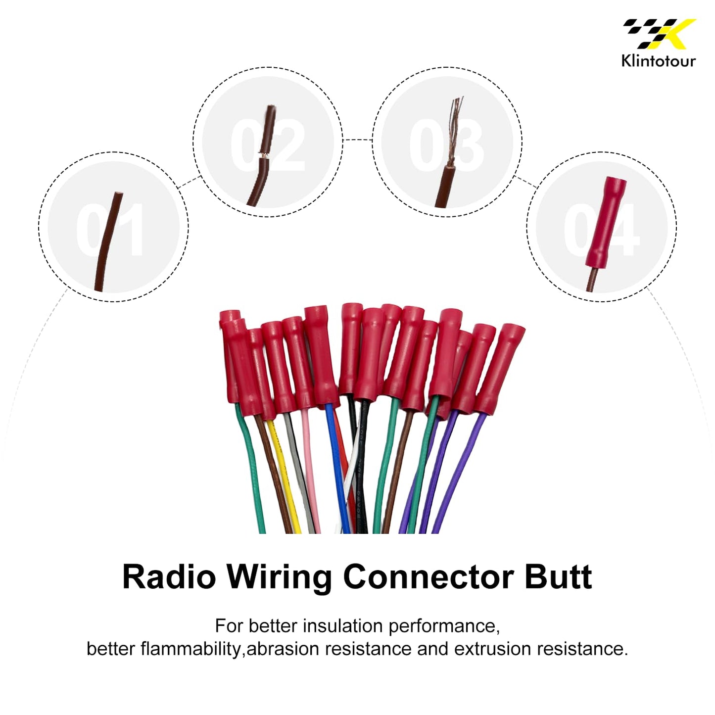 20-Pin AV6116Bi AV6117B BV9358B BV9386NV BV9973 BV9976 BV9978 Radio Wiring Harness Connector Compatible with Boss