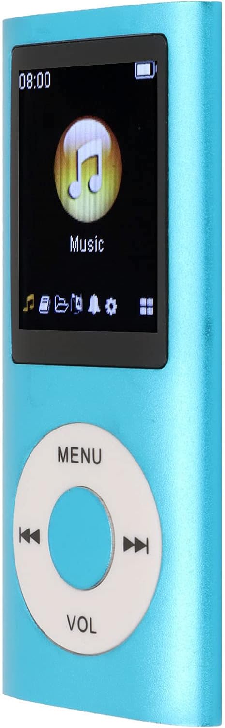 Yosoo Health Gear MP3 1.8 Inch 64G Player, Lossless Sound Slim LCD Music Player, Supports TF Card, Aluminum Alloy