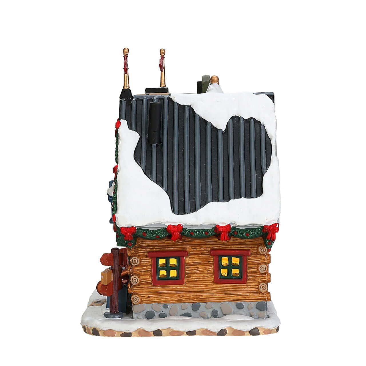 Lemax Vail Village Lighted Building: Apres-Ski Lodge, Porcelain