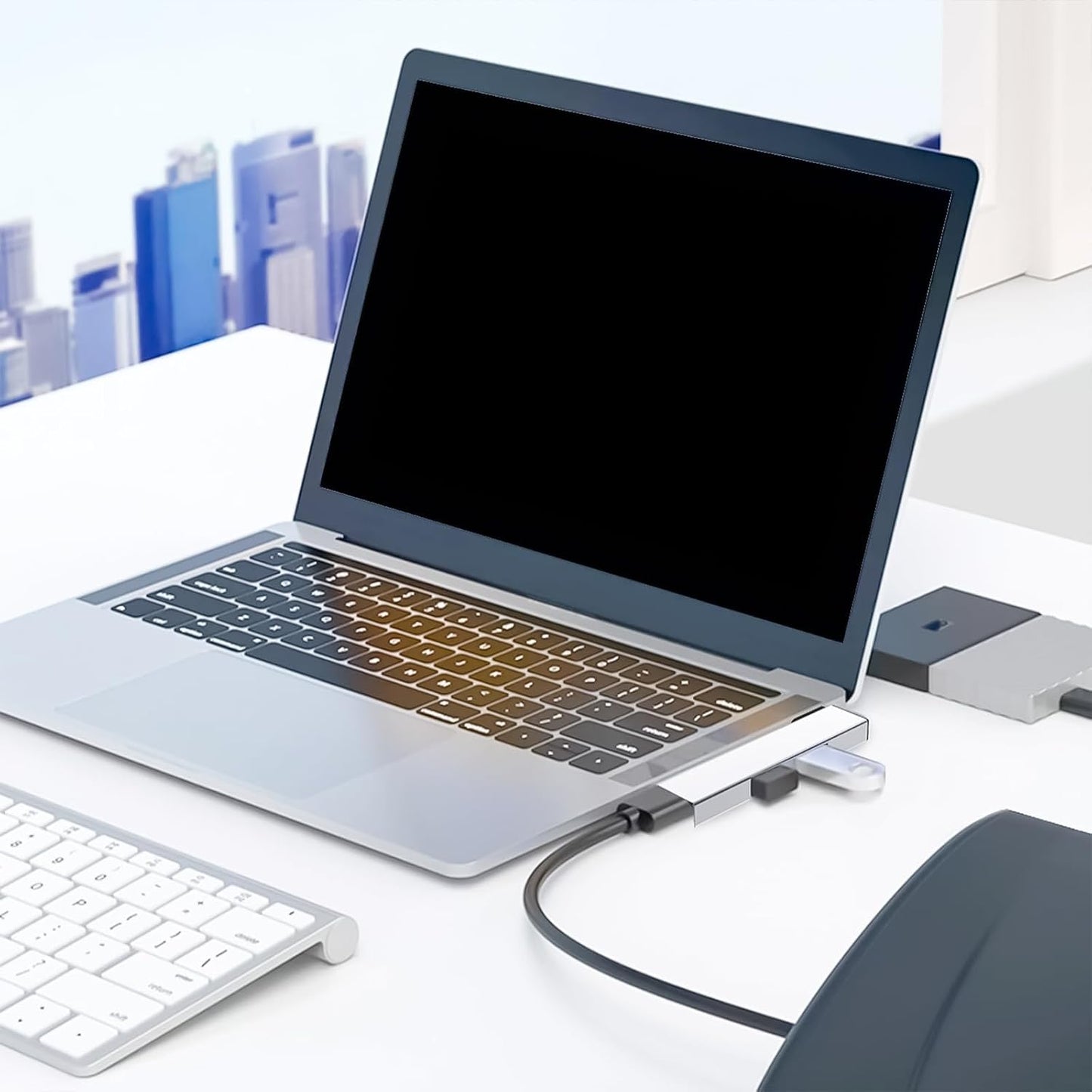 MAJIAOFANG 4 2 USB2.0 1 USB3.0 USB C Hubs with Port Data Hubs for Laptop Portable Docking Station for Laptop