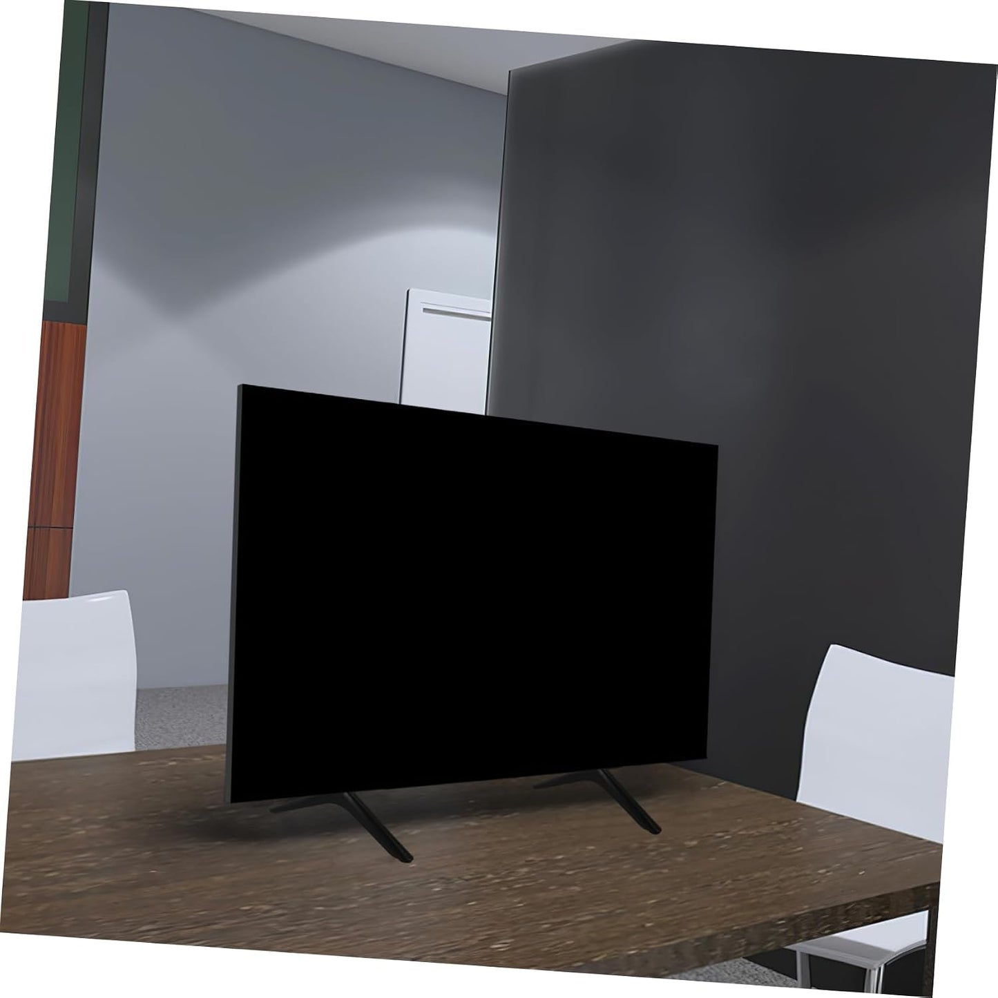 VOSAREA Sturdy TV Base Stand Replacement - Sleek Design for Home Use