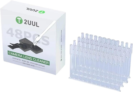 DIYPHONE Tool,48Pcs/Box Portable Mobile Phone Camera Lens Cleaner Resin Synthetic Stick Dust Fingerprint Removal Stick