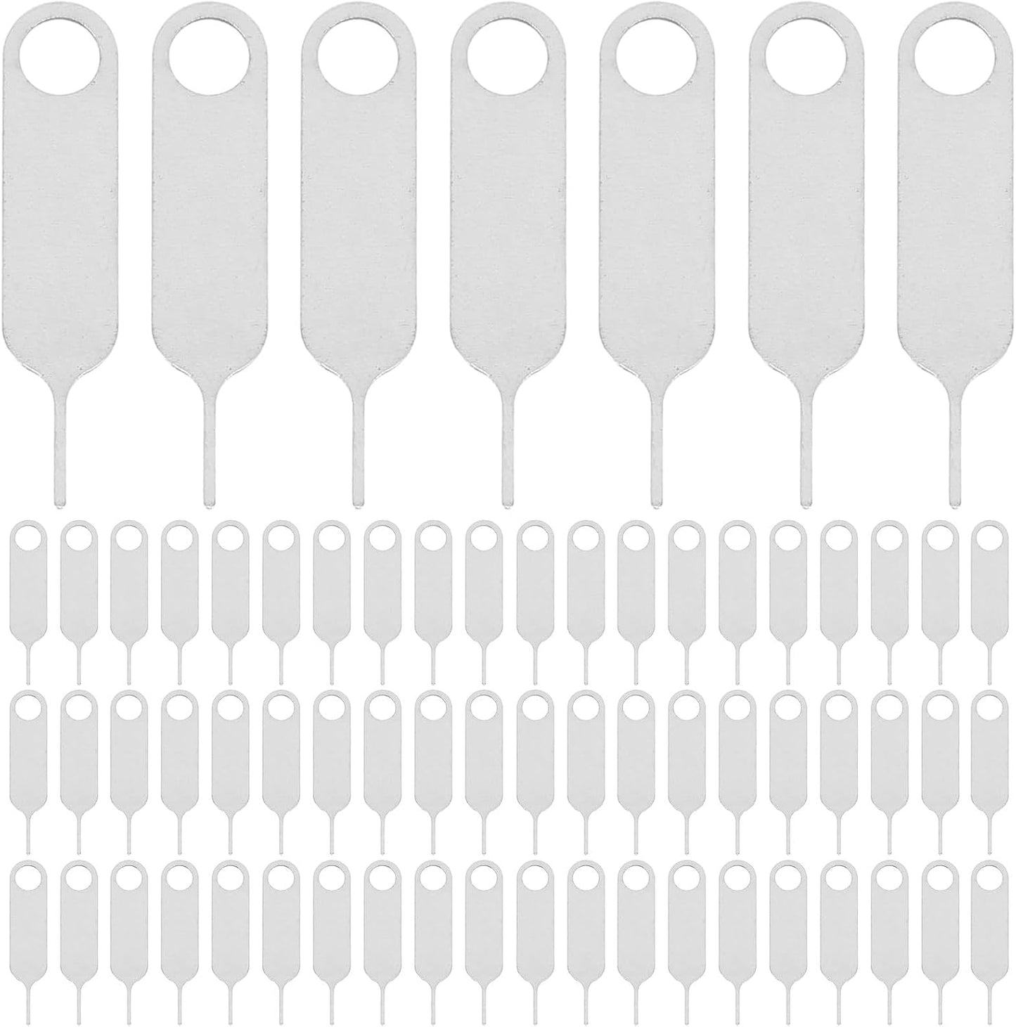 500pcs Pack Zerodeko Sim Card Removal Tool Stainless Steel Universal Sim Ejector Pin for Mobile Phones Bulk Cell Phone