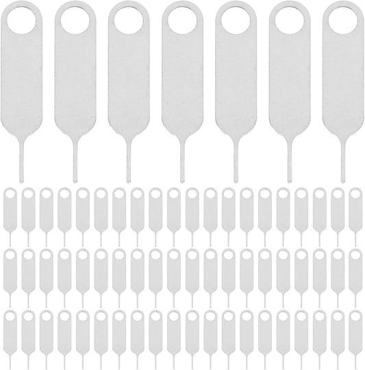 500pcs Pack Zerodeko Sim Card Removal Tool Stainless Steel Universal Sim Ejector Pin for Mobile Phones Bulk Cell Phone