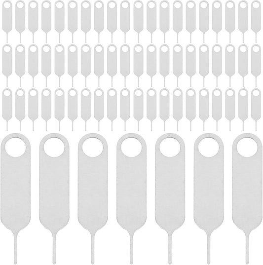500pcs Stainless Steel Sim Card Ejector Pins Universal Phone Sim Card Removal Tools for Mobile Devices with Compact