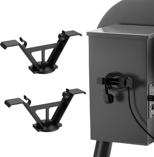 Demao 2 Pack Magnetic Power Cord Organizer - Heavy Duty Plastic Cable Holder/Strong Magnets, Keep Cords Neat
