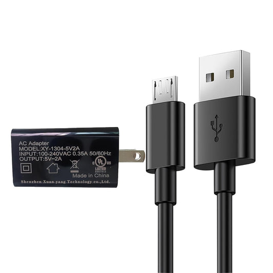 10 5V FT Micro USB Power Cord Replacement for Roku Streaming Stick/Express Plus/Premier Remote, Charger Adapter