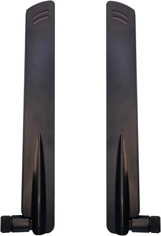 Dixingtek 5G 4G 600-5000Mhz 2-Pack 5G LTE RP SMA mimo Antenna, Compatible with CPE Router Cellular Gateway Industrial