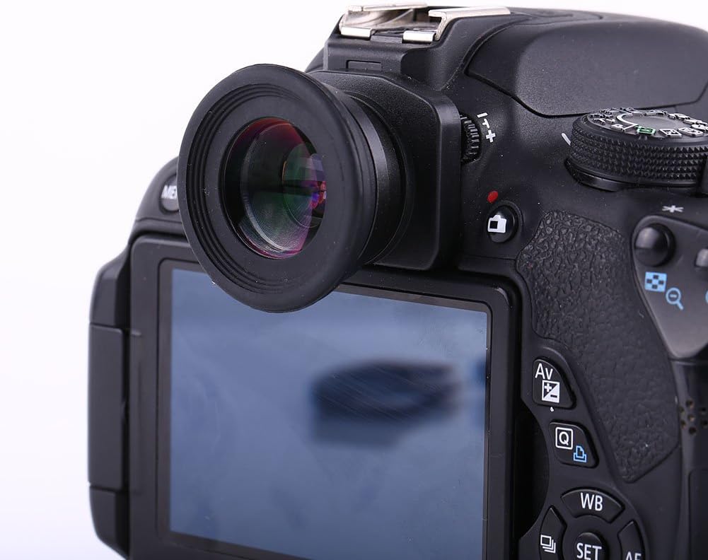 Spryflower 1.51X 6 Fixed Focus Viewfinder Eyepiece Magnifier, DSLR Camera Eyecup, Magnification with Mounting Bases
