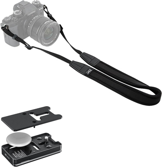 Quick Release Camera Neck Strap for Airtag - Compatible with Canon, Nikon, and Sony Mirrorless Cameras