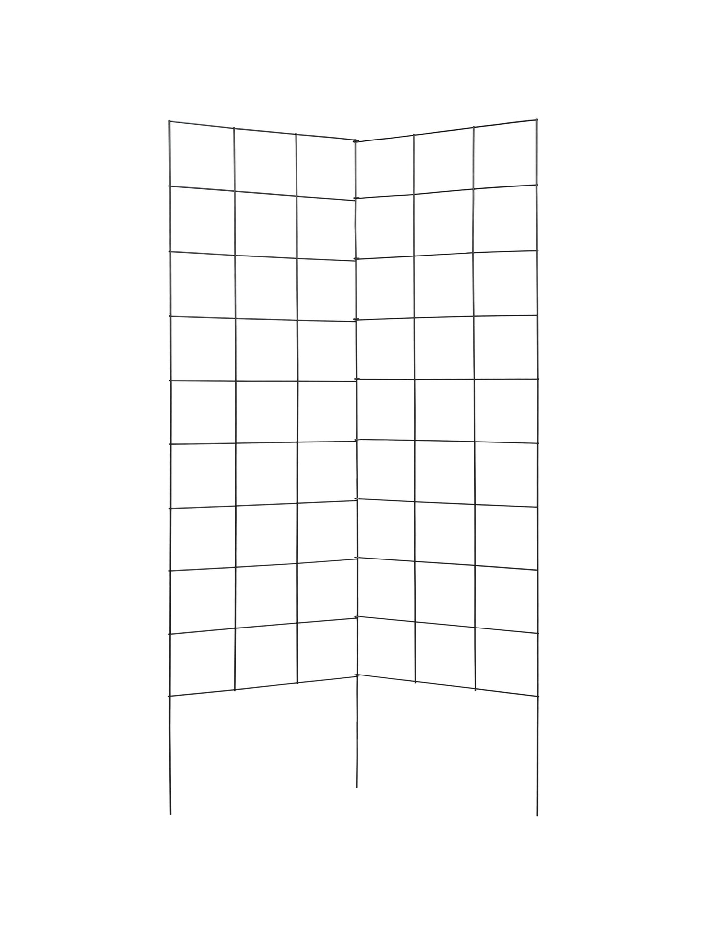 2-Panel Folding Garden Trellis - Maximize Your Garden Space, Durable Powder Coated Steel Frame, Easy-to-Use Design, Perfect for Climbing Vines, Vegetables, Beans, Tomato, Cucumber, 35x58"