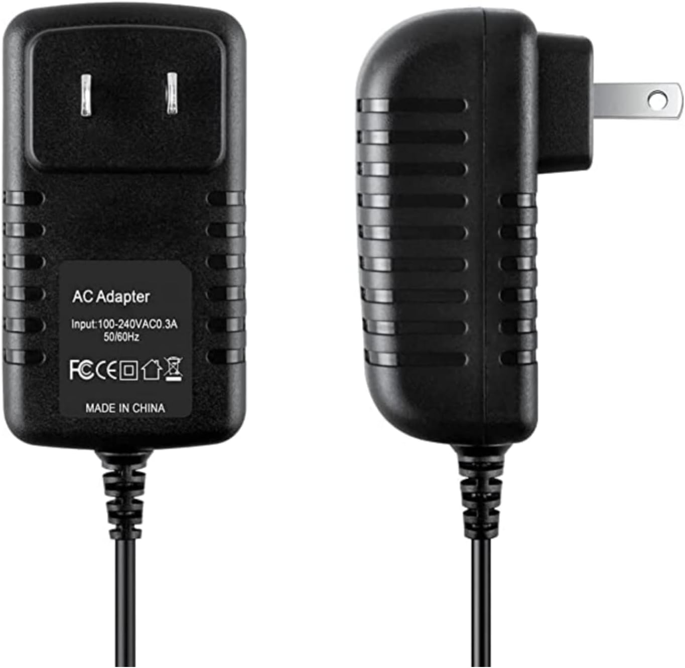 LKPower FS8801 AC/DC Adapter Compatible with Five Star Shiatsu Neck & BAC k Massager Power Supply Adaptor