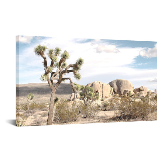 Artsbay Joshua Tree wall Art Arizona Pictures Desert Canvas Wall Decor Landscape Home Decor Paintings for Living Room Bedroom Office 20" x 36"