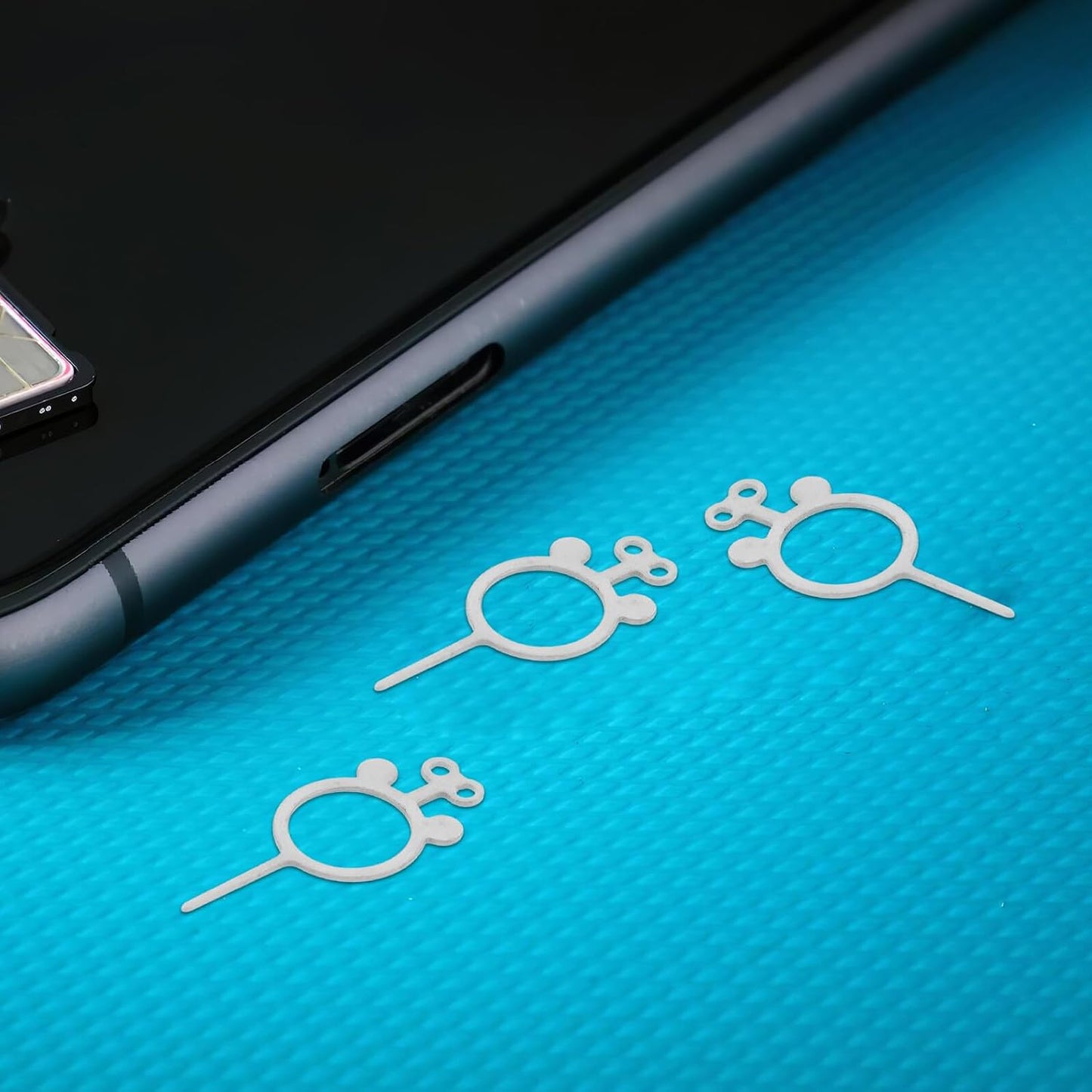 400pcs Set Sim Card Ejector Pin and Sim Card Removal Tool for Smartphones and Tablets Stainless Steel Mobile Phone
