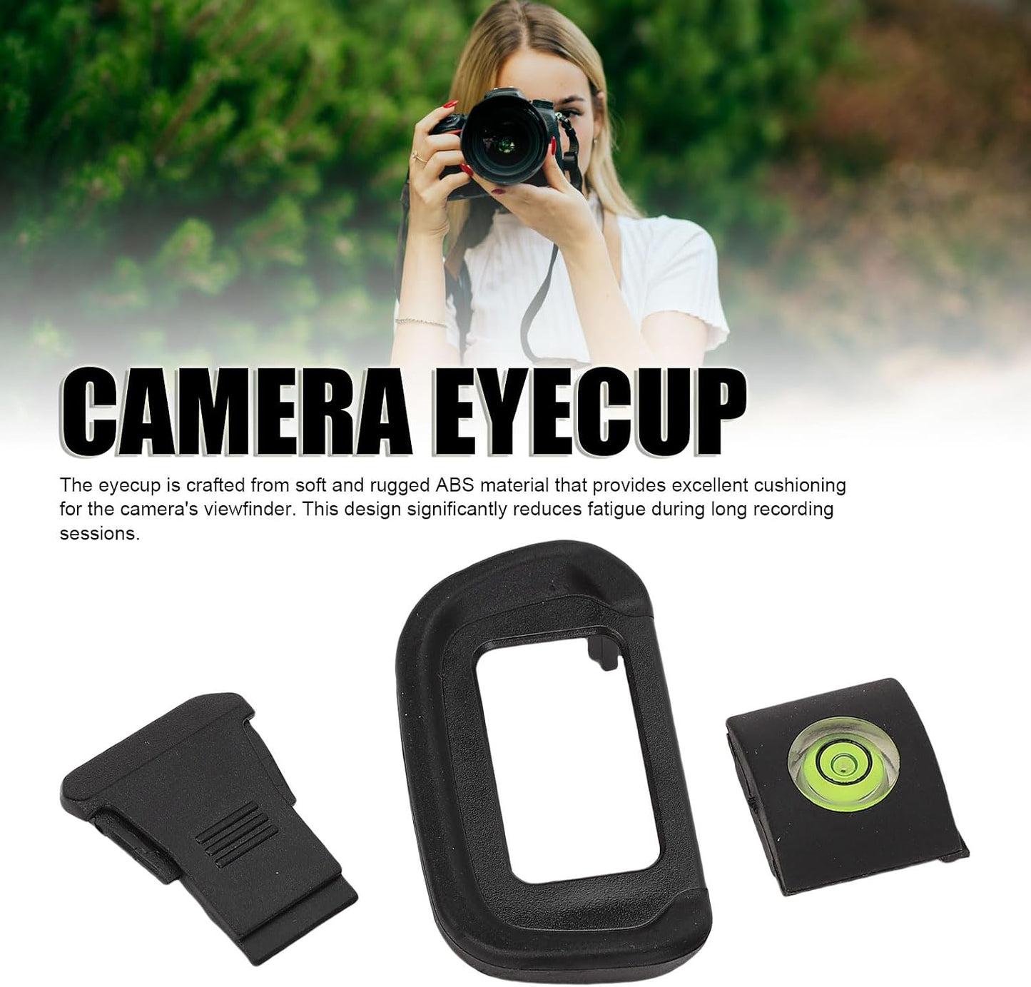 Set R10 3 1 Yunseity Camera Eyecup Level and Hot Shoe Cover Fit for in Camera Viewfinder Eyecup Bubble Level Hot Shoe