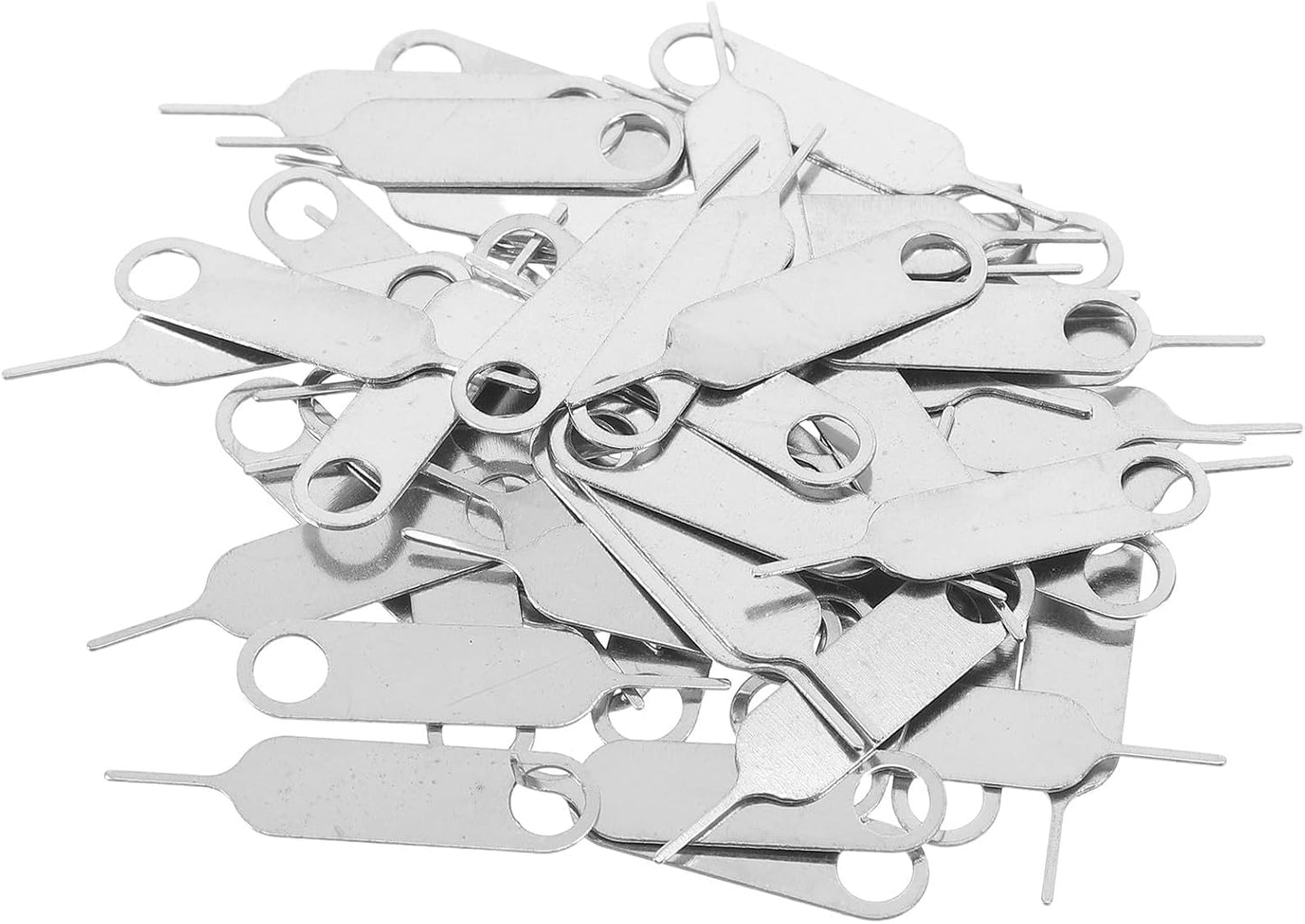 500pcs Set SEWACC Sim Card Ejector Pin Tool for Mobile Phones Universal Stainless Steel Sim Removal Needle Compact