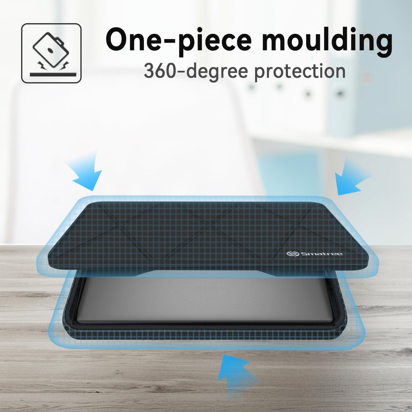 Smatree Hard EVA Protective Sleeve Case Compatible for 15.6 inch Samsung Galaxy Book 5/4/3 360, for 15.6 inch Samsung Galaxy Book 2 Pro 360 Laptop, for Galaxy Book4 Edge Case (X8268)