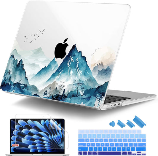 DONGKE M5 15 inch 2026 2025-2023 A3448 A3241 A3114 A2941 M4 M3 M2 Compatible with MacBook Air Case Liquid Retina