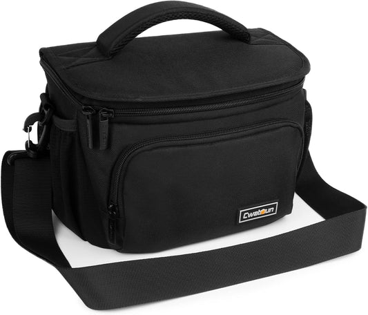 Cwatcun Small Camera Sling Bag Crossbody Camera Shoulder Case, Waterproof Travel Photography Messenger Bag for Canon