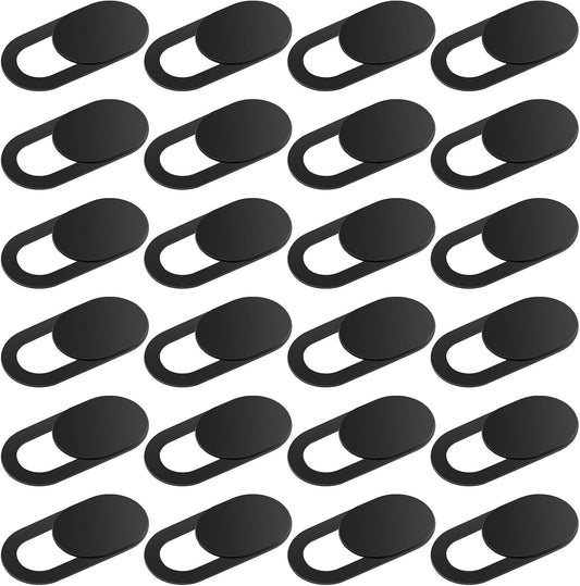 DOPENSPI 24PCS Camera Cover Slide, Ultra-Thin Phone Camera Cover Plastic Cameras Blocker Slider Webcam Covers for PC