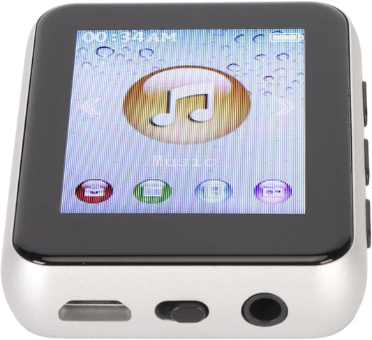 Dilwe 8G MP3 1.8 Inch Mp3 Player with Bluetooth, Player with Pedometer and Speaker, Portable HiFi Digital Music Player