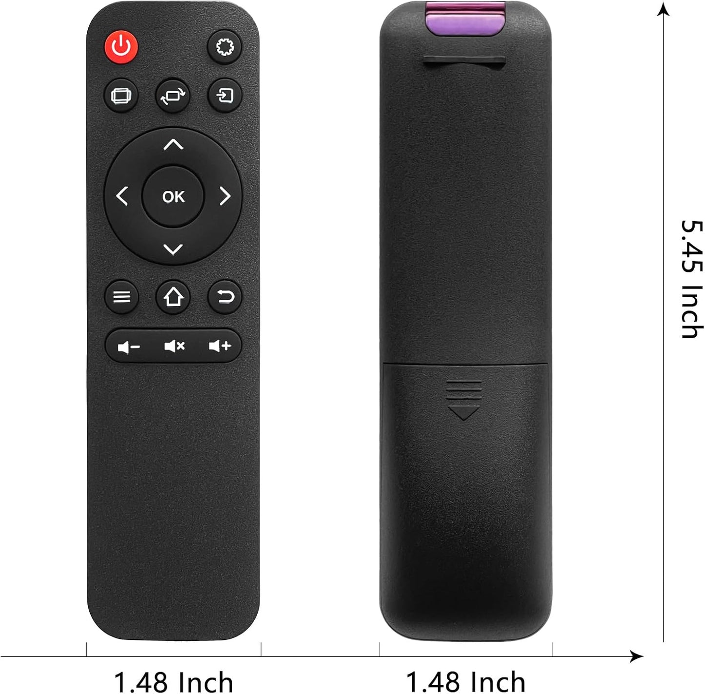 KUETERYUN H1 Projector.1PACK Replacement Remote,Compatible with HAPPRUN Mini