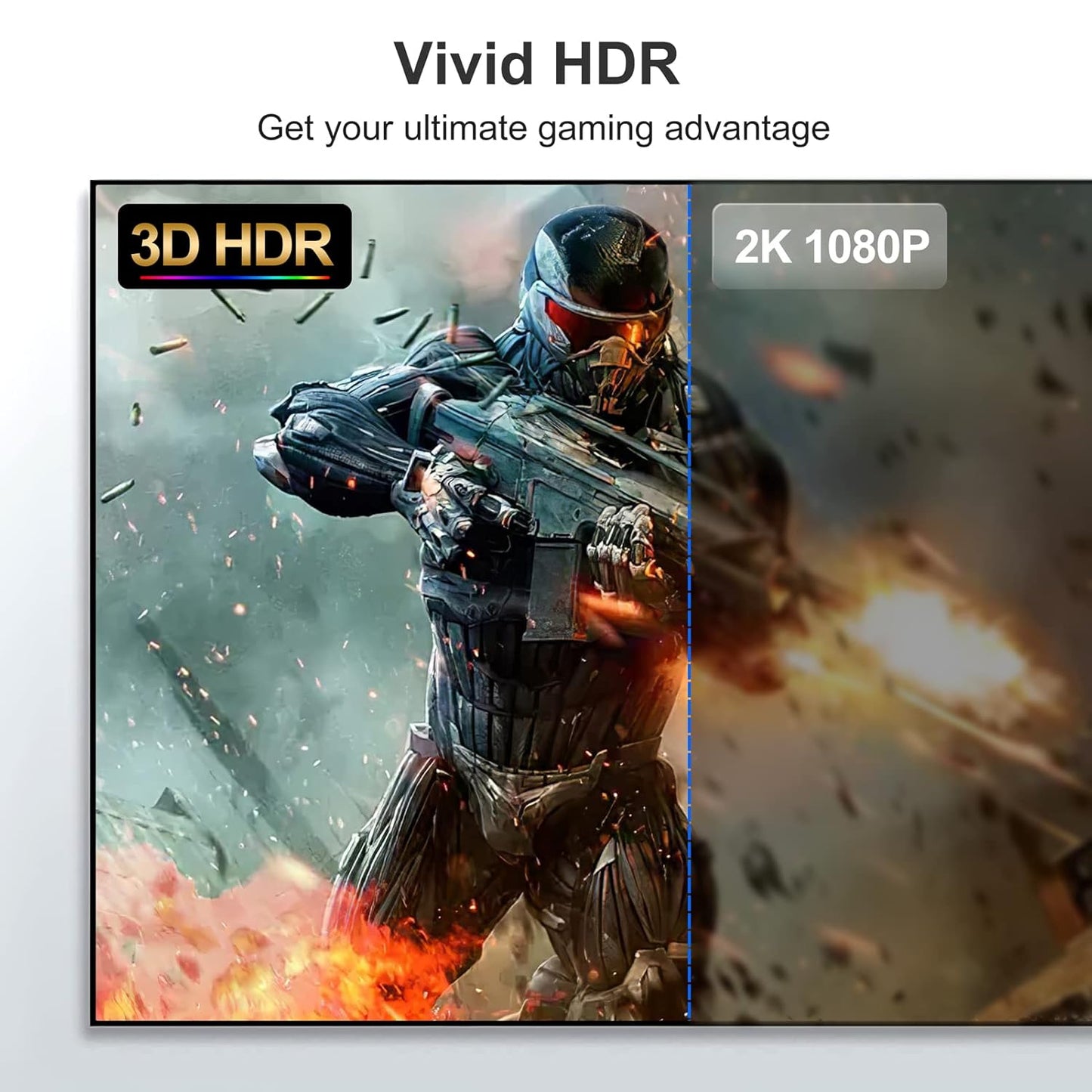 4K 10FT 5-Pack, 10 4K@60Hz, 2K 1440P@144Hz, 1080P, 2.2, 3D, PS5, PS4, HDMI Cable HDMI Cord Foot High Speed HDMI to HDMI