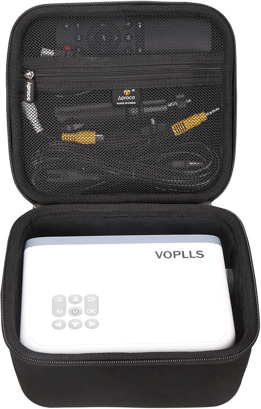 Custom Storage Case for VOPLLS Mini Projector - Portable Accessory Bag