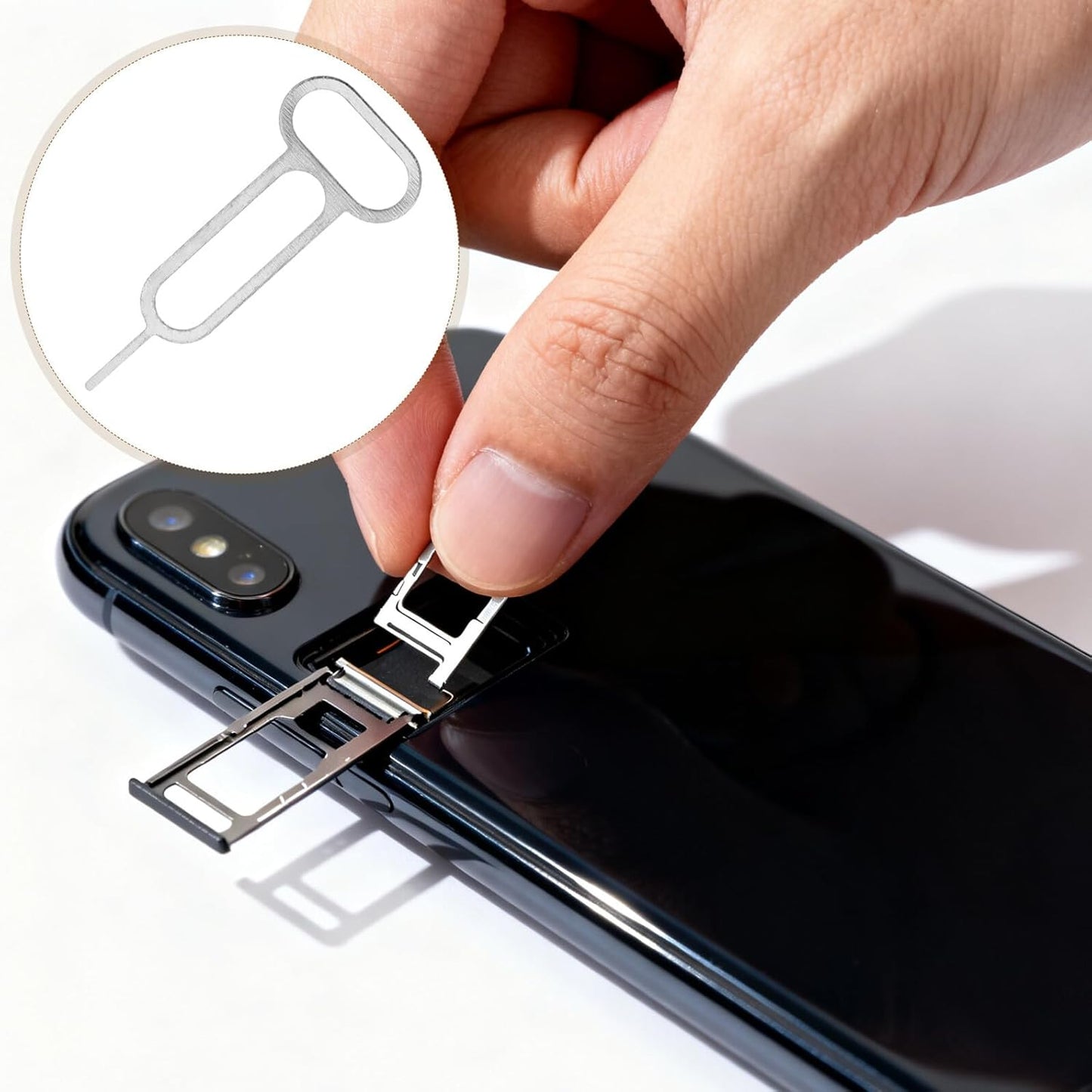 300pcs Set Universal Sim Card Removal Tool Mobile Phone Pin Ejector Needle for Cellphone Tray Ejecting Compatible