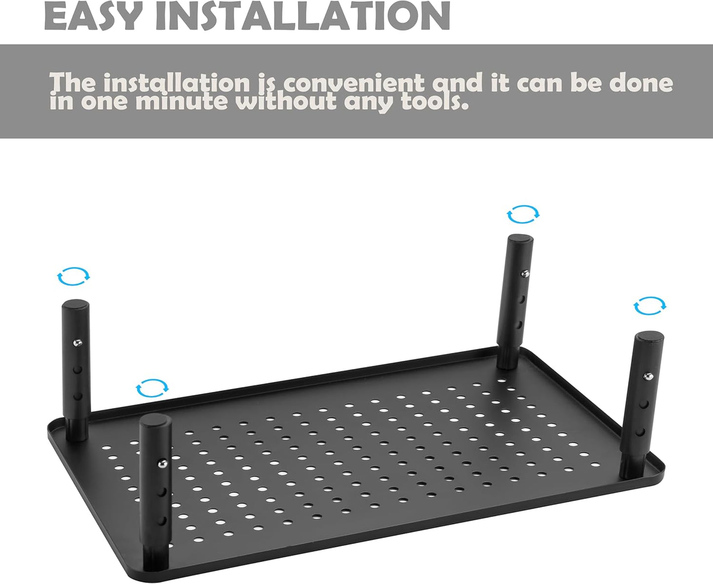 VONDETYR (2 Pieces)(14.5" Lx9.3 Monitor Stand for Desk Monitor Riser, Adjustable Laptop Riser, Desk Organizer Desktop