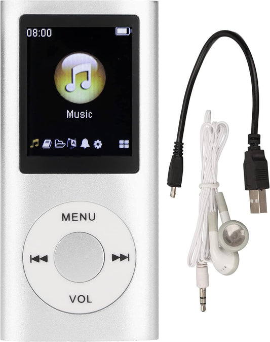 Cuifati MP3 64GB .8 Inch MP3 Player, Music Player Lossless Music LCD Screen Portable Music Player, Includes Charging