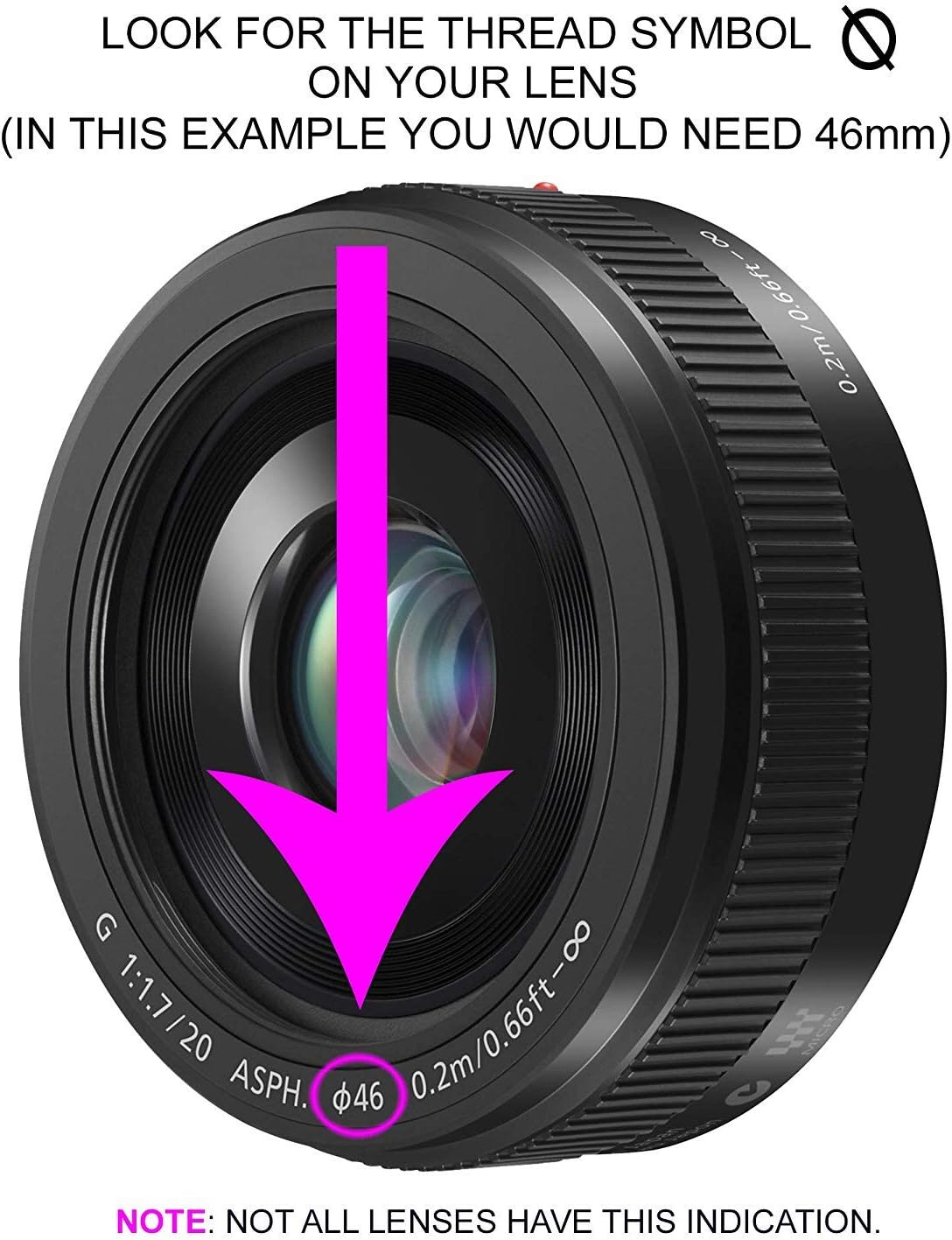 Digital Nc Pinch (58mm) a58 Lens Cap Center + Lens Cap Holder + Microfiber Cleaning Cloth. Compatible with Sony Alpha