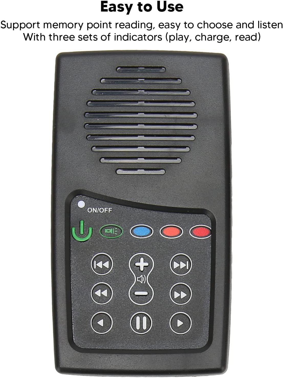 Jiawu Audio Bible Player, King Version Electronic Bible, Solar Charging Electronic Bible Audio Player in English