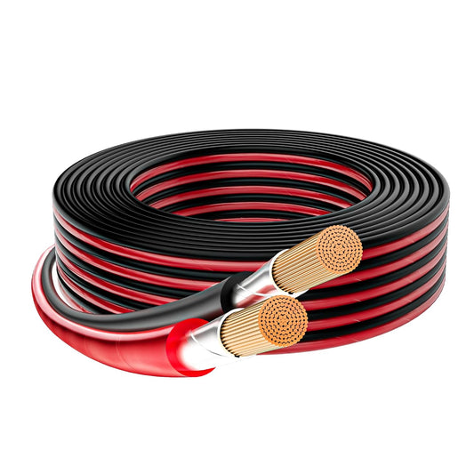 Mygatti 16/2 35FT, 16 2 Gauge Speaker Wire AWG Conductors OFC Pure Copper Electrical Red Black Cable for Car Speakers