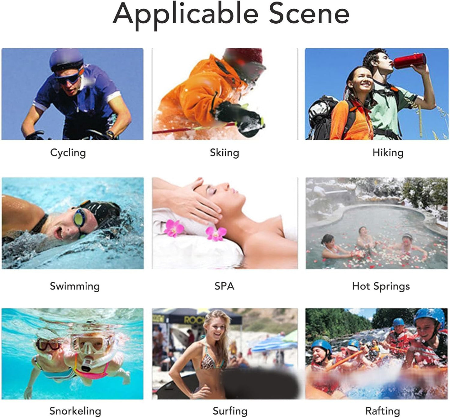 FOSA MP3 Swimming (8GB) Player, Music Player Portable, Premium Material, Hydrodynamic Design, Excellent Sound