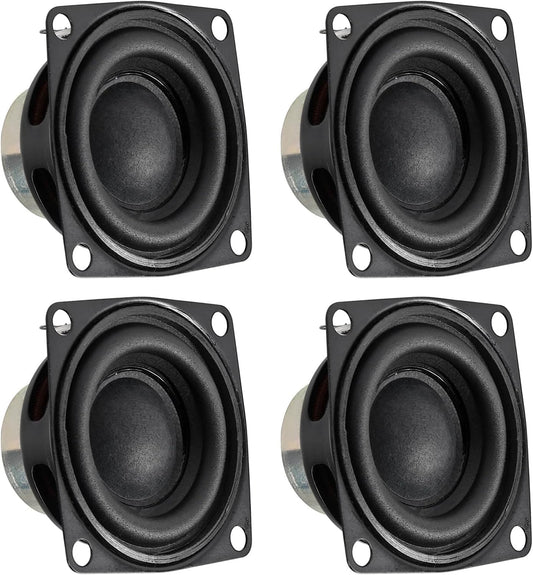 D-FLIFE 4pcs 2 Inch 10W 4 53MM Audio Speaker Driver Full Range Speaker Ohm Bluetooth Bass Loudspeaker for Repair