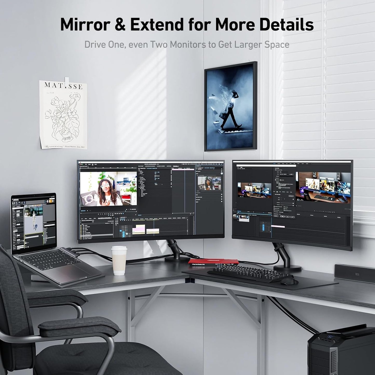 4K 10 1.2 1.4 BENFEI DisplayPort to HDMI Feet Cable[Aluminum Shell, Nylon Braided], Uni-Directional DP Computer to HDMI