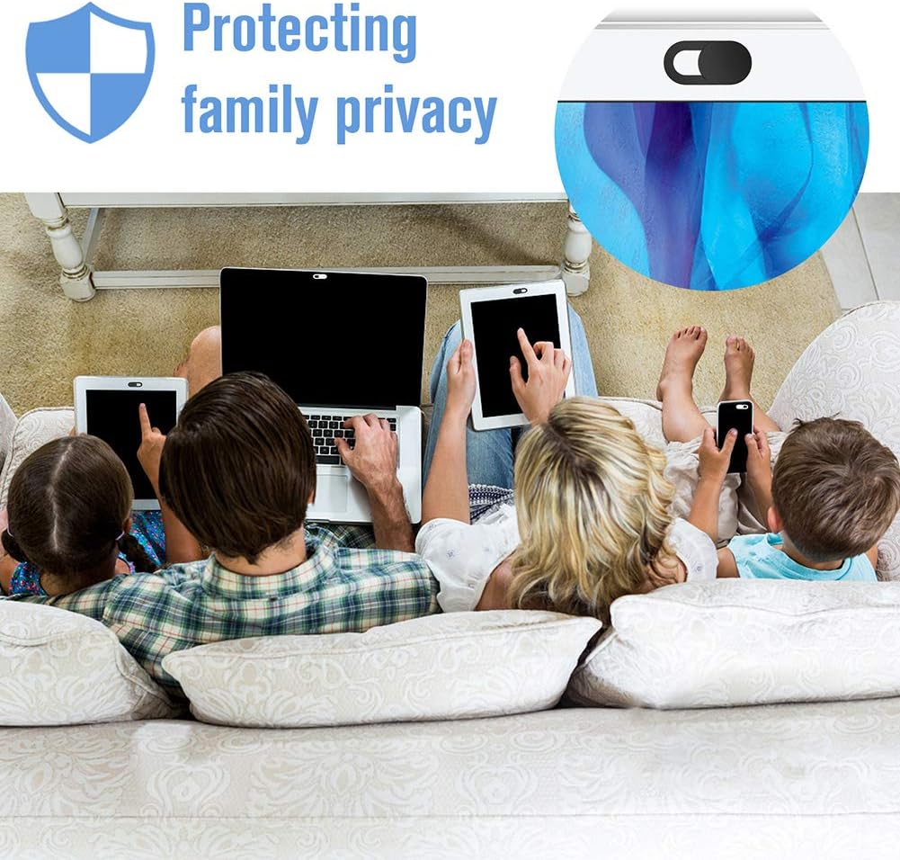 Toojcc Slide,[6 Pack] 0.022in Webcam Cover Ultra-Thin Laptop Web Camera Cover Compatible with Camera