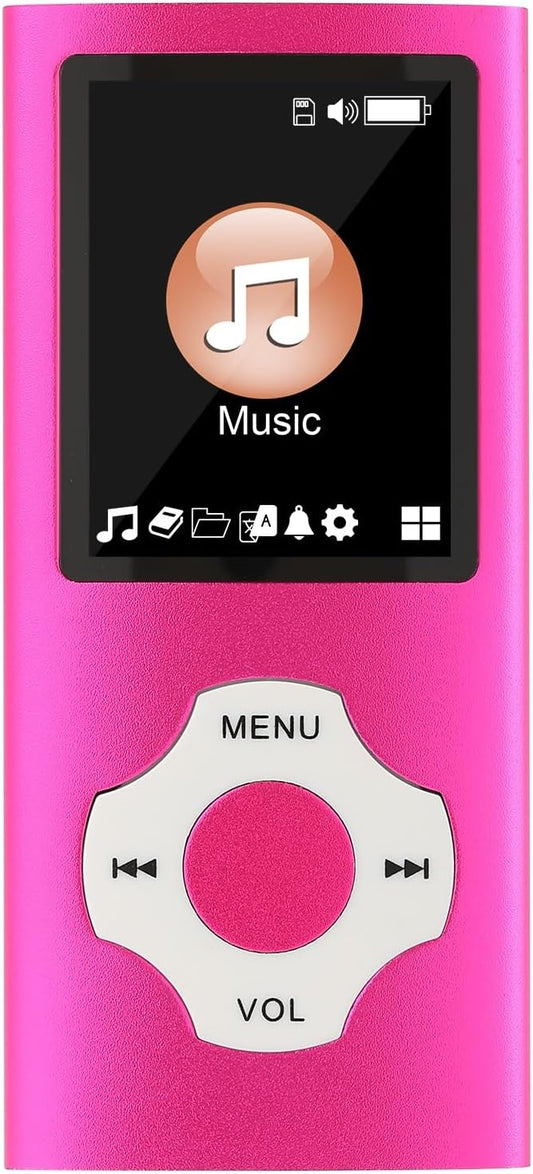 Muhivuts MP3 32GB Card,1.8-inch Player is a Portable Music Player with a Micro sd Screen,with FM