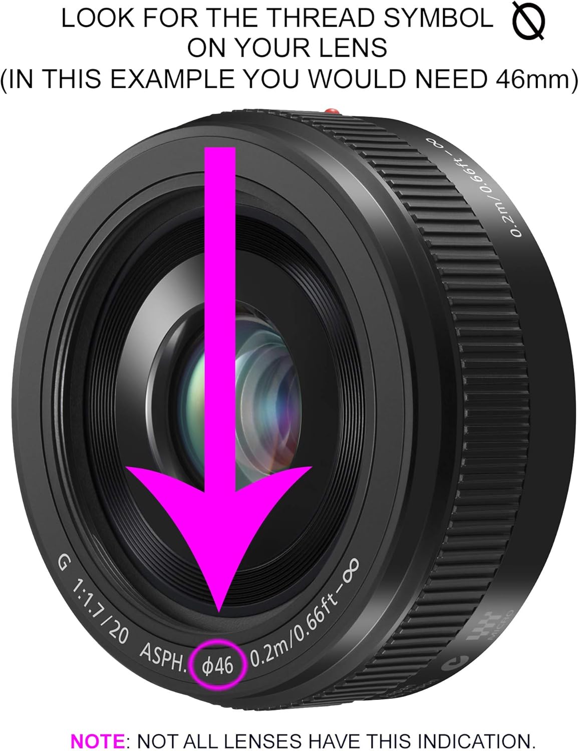 Digital Nc Pinch DMC-G5 (52mm) Lens Cap Center for Panasonic LUMIX + Lens Cap + Microfiber Cloth