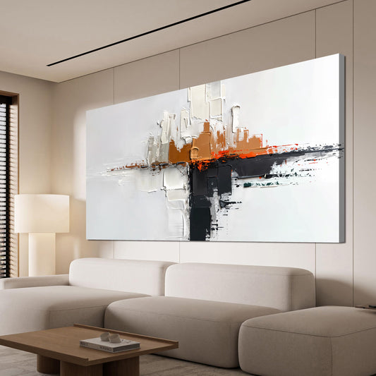 Canvas Wall Art Decor Modern Wall Art Pictures for Living Room Abstract Canvas Art Wall Decor Minimalist Black and White Wall Art Prints Artwork for Walls Office Room HomeDecor Aesthetic 20" X 40"