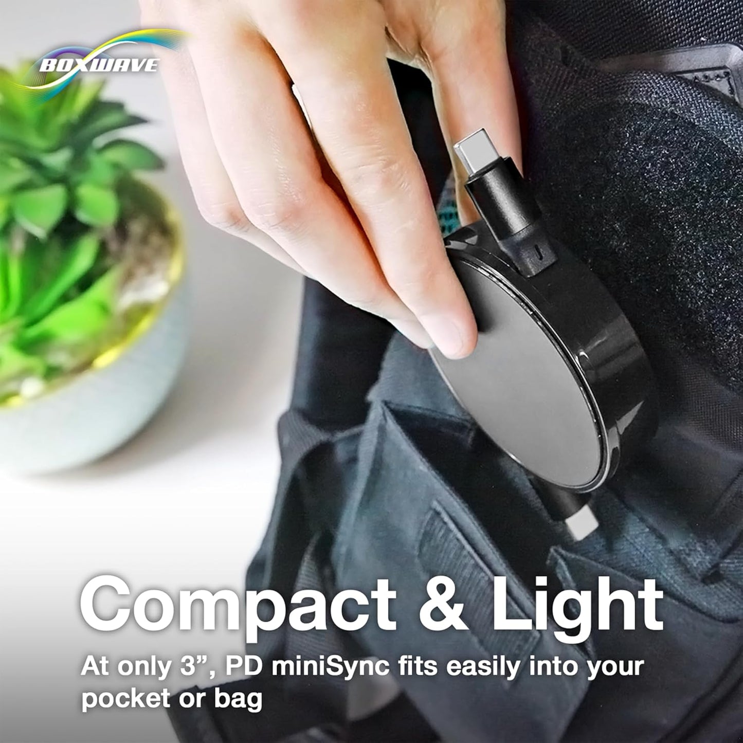 BoxWave M3 MP3 (240W), 240W Cable Compatible with MECHEN Touchscreen Player - PD miniSync Retractable PD Portable USB