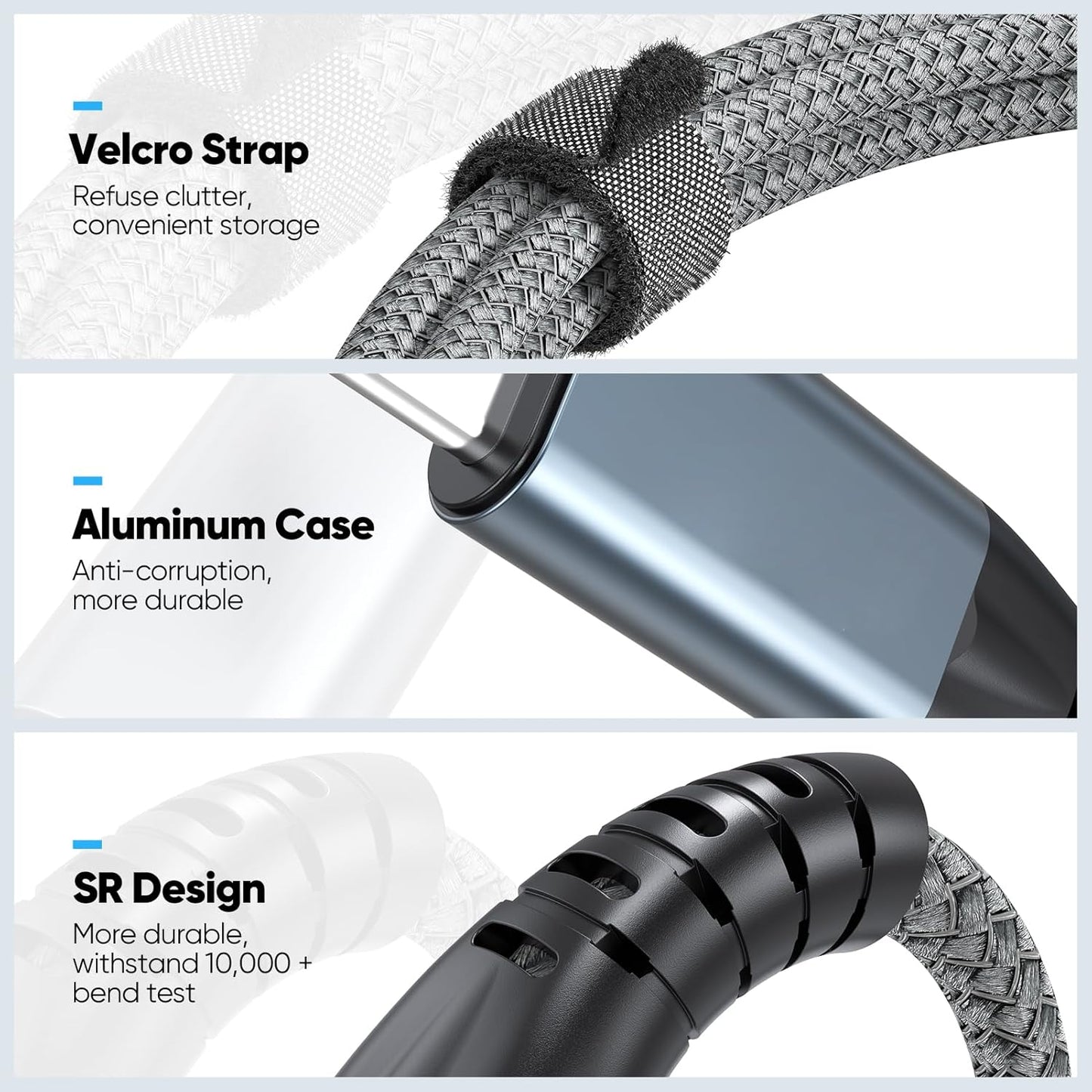 20ft 3.2 2 10Gbps 240W 4K@60Hz USB C to USB C Cable Long, USB C Gen High Speed Data Transfer & Charging & Type C
